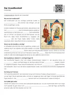 Vorschau - Arbeitsblätter - Der Investiturstreit - Lückentext und Übungen - Deckblatt