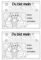 Vorschau - Arbeitsblätter - "Du bist mein Valentin!" Übungsheft zum Valentinstag | Klasse 2 - Seite 1