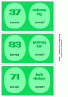 Vorschau - Spiele - Sayılar (0-100), ... bende, ... kimde? Oyunu (Zahlen auf Türkish, ich habe / wer hat Spiel) - Seite 3
