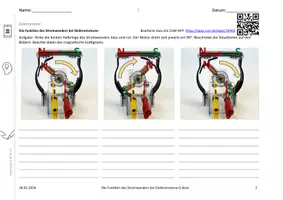 Vorschau - Arbeitsblätter - Die Funktion des Stromwenders bei Elektromotoren - Seite 2