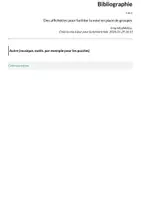 Aperçu - Affichage - Des affichettes pour faciliter la mise en place de groupes - Page 2