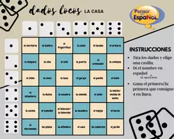 Vista previa - Juegos / Gamificación - Dados locos la casa - Español - ELE - página 2
