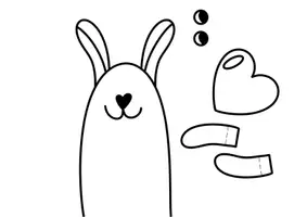 anteprima - Altro tipo di materiale - Lavoretti di san valentino - animali con cuore - Pagina 1