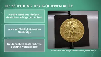Vorschau - Präsentationen/Tafelbilder - Die Goldene Bulle (Präsentation und H5P) - Seite 3