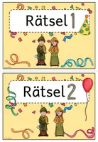 Vorschau - Arbeitsblätter - Escape Room: Fasching/Karneval (Mathematik, Deutsch, Klasse 3) - Seite 2