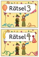Vorschau - Arbeitsblätter - Escape Room: Fasching/Karneval (Mathematik, Deutsch, Klasse 3) - Seite 3