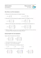 Vorschau - Arbeitsblätter - Determinanten Rechenregeln - Seite 1
