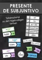 Vorschau - Präsentationen/Tafelbilder - Presente de subjuntivo - Tafelmaterial - Deckblatt