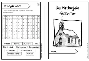 Vorschau - Arbeitsblätter - Das Kirchenjahr - Basiswissen - Grundschule kath. Religion Klasse 3, Klasse 4, Klasse 5 - Seite 3