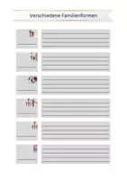 Vorschau - Arbeitsblätter - Verschiedene Familienformen (Differenziert) - Seite 3