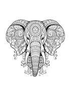 anteprima - Materiale per pittura e bricolage - Mandala - Teste di animale 1 - Pagina 3