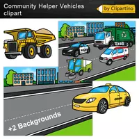 Vorschau - Poster - Fahrzeuge Transport ClipArt grafiken, Community Helper - Seite 1