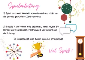 Vorschau - Stationenlernen - Il est quelle heure? Brettspiel/ Spiel - Seite 3