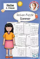 Vorschau - Arbeitsblätter - Rechenpuzzle Sommer Klasse 2 | ZR 100 Mathe - Deckblatt