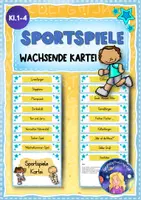 Vorschau - Spiele - Sportspiele-Kartei (Klasse 1-4) - Deckblatt