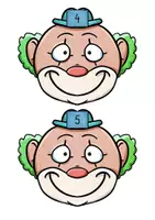 Vorschau - Unterrichtsreihen - Karneval - Fasching - Subtraktionen im Zahlenraum 10 - Legematerial - Clown und Konfetti - Seite 3
