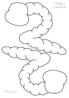 Vorschau - Mal- und Bastelvorlagen - Buchstabentier R wie Raupe – Buchstabenheft Grundschule (Klasse 1) | Buchstabeneinführung, Bastelvorlage & Anfangsunterricht - Seite 3
