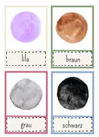 Vorschau - Fördermaterial/Inklusion - Farben Bild- und Wortkarten für den DaZ Unterricht - Seite 3