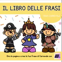 anteprima - Testo - IL LIBRO DELLE FRASI TEMA CARNEVALE - Pagina di copertina