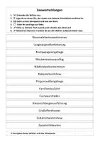 Vorschau - Arbeitsblätter - Laufdiktat/Dosendiktat - Zoowortschlangen - Deckblatt