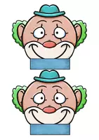 Vorschau - Unterrichtsreihen - Karneval - Fasching - Legematerial zum Gestalten - Konfetti - Clown - Seite 1