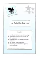 Vorschau - Arbeitsblätter - Galette des rois - Deckblatt