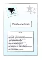 Vorschau - Arbeitsblätter - Materialpaket Märchenmerkmale - Deckblatt