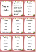 Vorschau - Spiele - Sag es nicht (Fasching) - Spiel, Karneval, Fastnacht - Seite 1