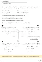 Vorschau - Arbeitsblätter - 3.5. Gleichungen.pdf - Deckblatt