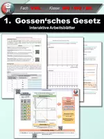Vorschau - Unterrichtsreihen - Erstes Gossensches Gesetz (interaktives Arbeitsblatt) - Deckblatt