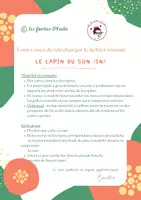 Aperçu - Feuilles d'exercices - Le lapin gourmand du son IN - Page 2