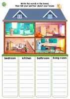 Vista previa - Hojas de trabajo - Inside House Worksheet - página 3