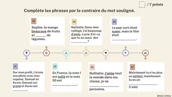 Vorschau - Test - test de vocabulaire - Vokabeltest Vorlage + unité 4 à toi 2 - Seite 3