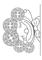 Vorschau - Mal- und Bastelvorlagen - Clowns mit Mandala-Haaren - Fensterbild, Fastnacht, Fasching, Karneval, Kunst #rabattraketenzusalevester25 - Seite 2