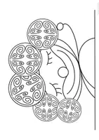 Vorschau - Mal- und Bastelvorlagen - Clowns mit Mandala-Haaren - Fensterbild, Fastnacht, Fasching, Karneval, Kunst #rabattraketenzusalevester25 - Seite 3