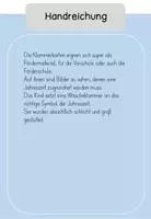 Vorschau - Fördermaterial/Inklusion - Klammerkarten Jahreszeiten (wachsendes Materialpaket, Fördermaterial) - Seite 2