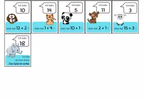 Vorschau - Spiele - Ich habe... Wer hat...? - Lernspiel Mathematik (Addition ZR 20 ohne ZÜ) - Seite 3