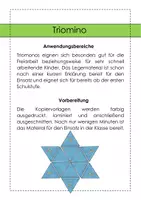 Vorschau - Unterrichtsreihen - Mathematik - Triomino - Zahlenraum 100 - Additionen - 2.Klasse - Seite 1