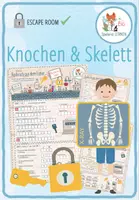 Vorschau - Arbeitsblätter - Knochen und Skelett – Escape Room - Deckblatt
