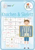 Vorschau - Spiele - Knochen und Skelett - Bingo - Seite 1