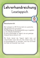 Vorschau - Arbeitsblätter - Leseteppich A, Lesen auf Silben- und Wortebene - Seite 1