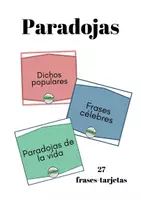 Vista previa - Juegos / Gamificación - Paradojas en Frases populares, la vida y frases celebres. - Portada