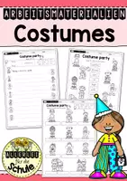 Vorschau - Arbeitsblätter - Costumes - Arbeitsmaterialien - Deckblatt