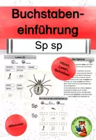 Vorschau - Arbeitsblätter - Buchstabeneinführung Sp Geschichte Übungen differenziert - Deckblatt