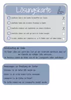 Vorschau - Arbeitsblätter - Lesetraining DaZ Wendekarten Leseförderung Lesespiel Grundschule 3. & 4. Klasse mit Lösungskarte - Seite 2