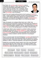Vorschau - Arbeitsblätter - Elon Musk - 3 for 2 economy package - Material package - Seite 3