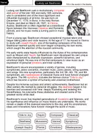 Vorschau - Arbeitsblätter - Ludwig van Beethoven - Cloze with solution - Famous personalities (English) - Seite 2