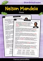 Vorschau - Arbeitsblätter - Nelson Mandela - economy package - Material package (English) - Seite 1