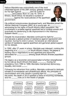 Vorschau - Arbeitsblätter - Nelson Mandela - economy package - Material package (English) - Seite 2