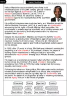 Vorschau - Arbeitsblätter - Nelson Mandela - economy package - Material package (English) - Seite 3
